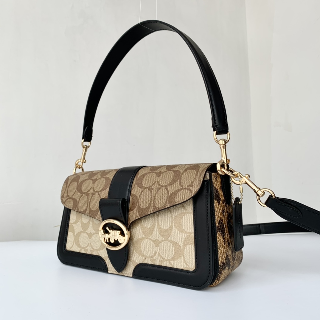Coach ～纯 COACH蔻驰5509奥莱Georgie系列 腋下包酒神包