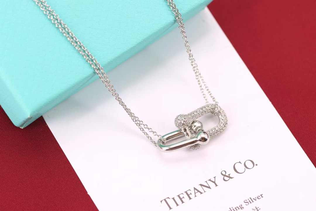 Tiffany & Co. Tiffany&Co.Hardwear U形竹节锁骨项链