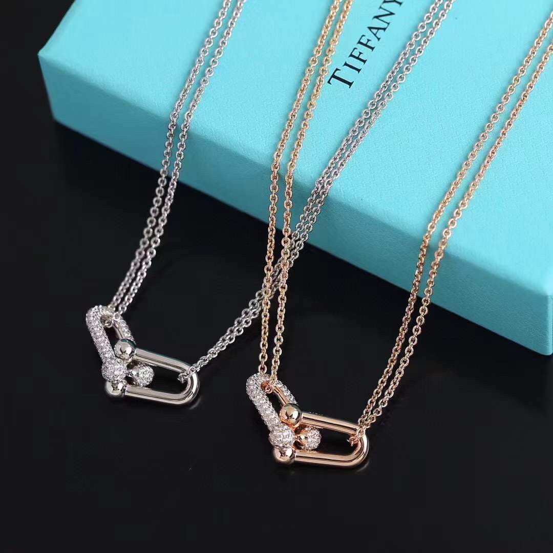 Tiffany & Co. Tiffany&Co.Hardwear U形竹节锁骨项链