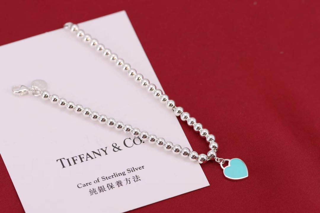 Tiffany & Co. 少女切割机 Tiffany 桃心手链