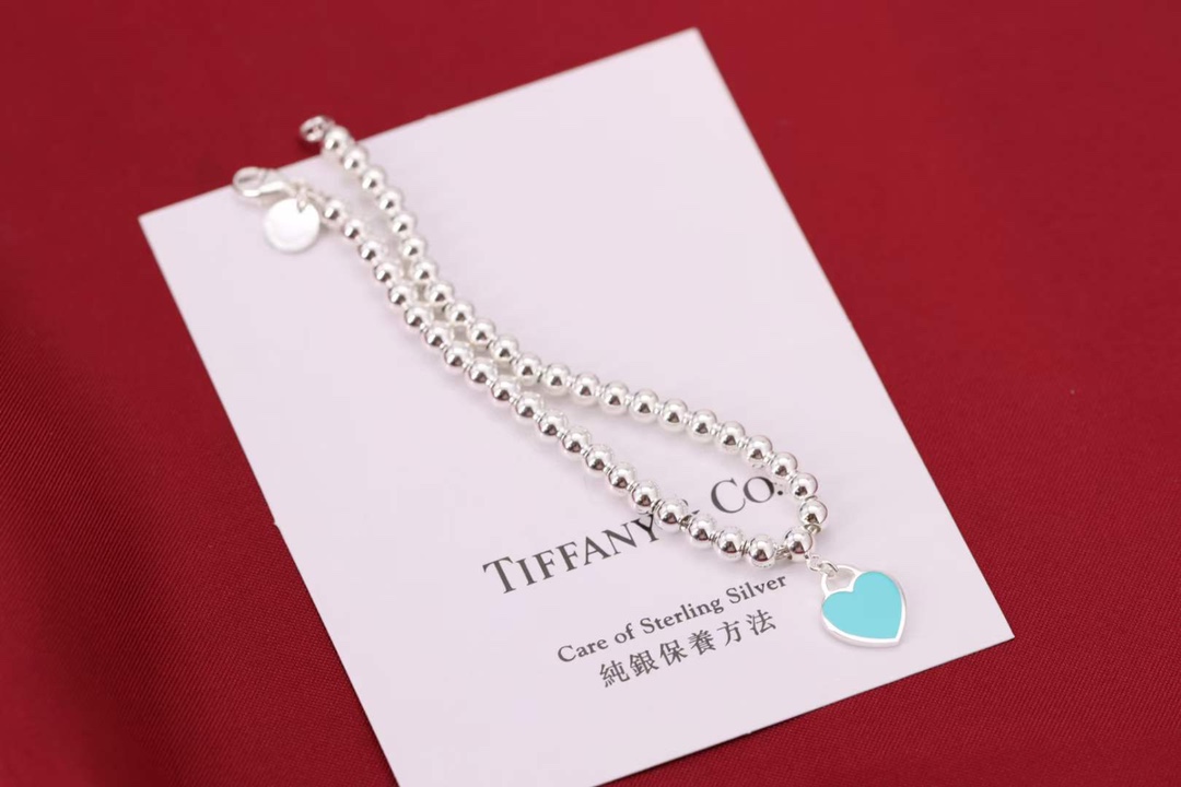 Tiffany & Co. 少女切割机 Tiffany 桃心手链