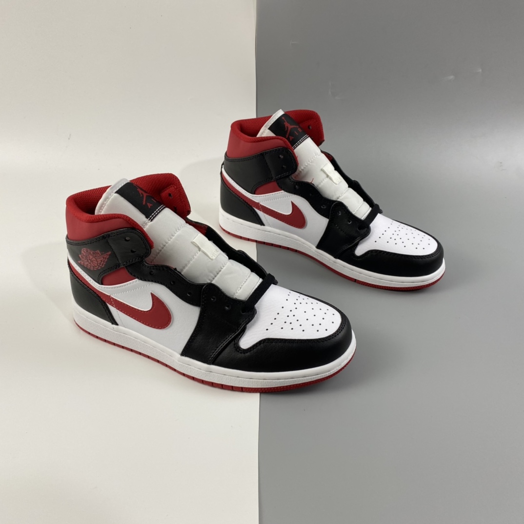 P260 Air Jordan 1 Mid AJ1 乔1 中帮百搭休闲运动板鞋 554724-122
