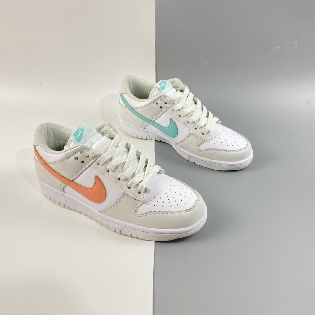 P280 Nike Dunk SB Low 象牙白拼接配色运动滑板鞋 CW1590-101