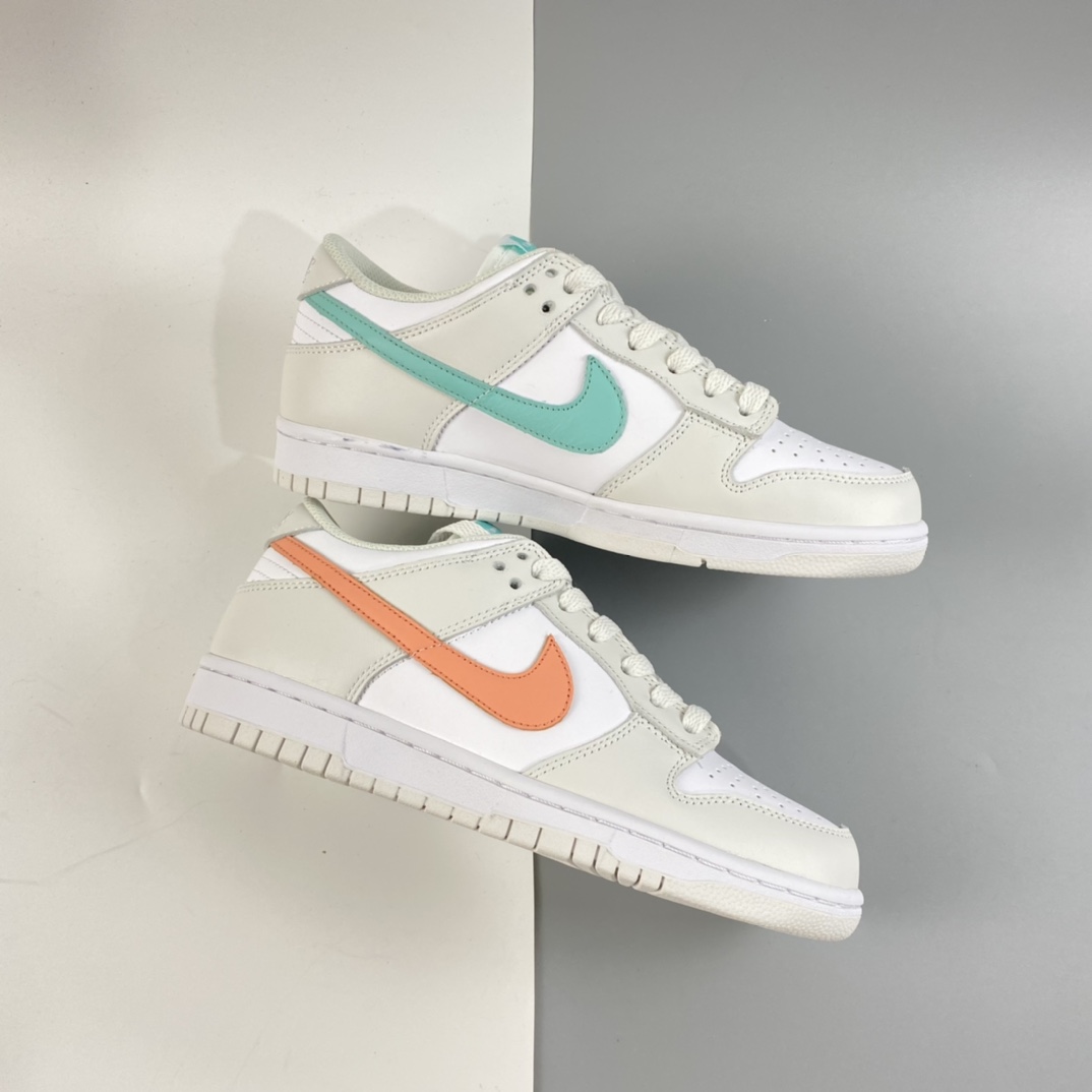 P280 Nike Dunk SB Low 象牙白拼接配色运动滑板鞋 CW1590-101