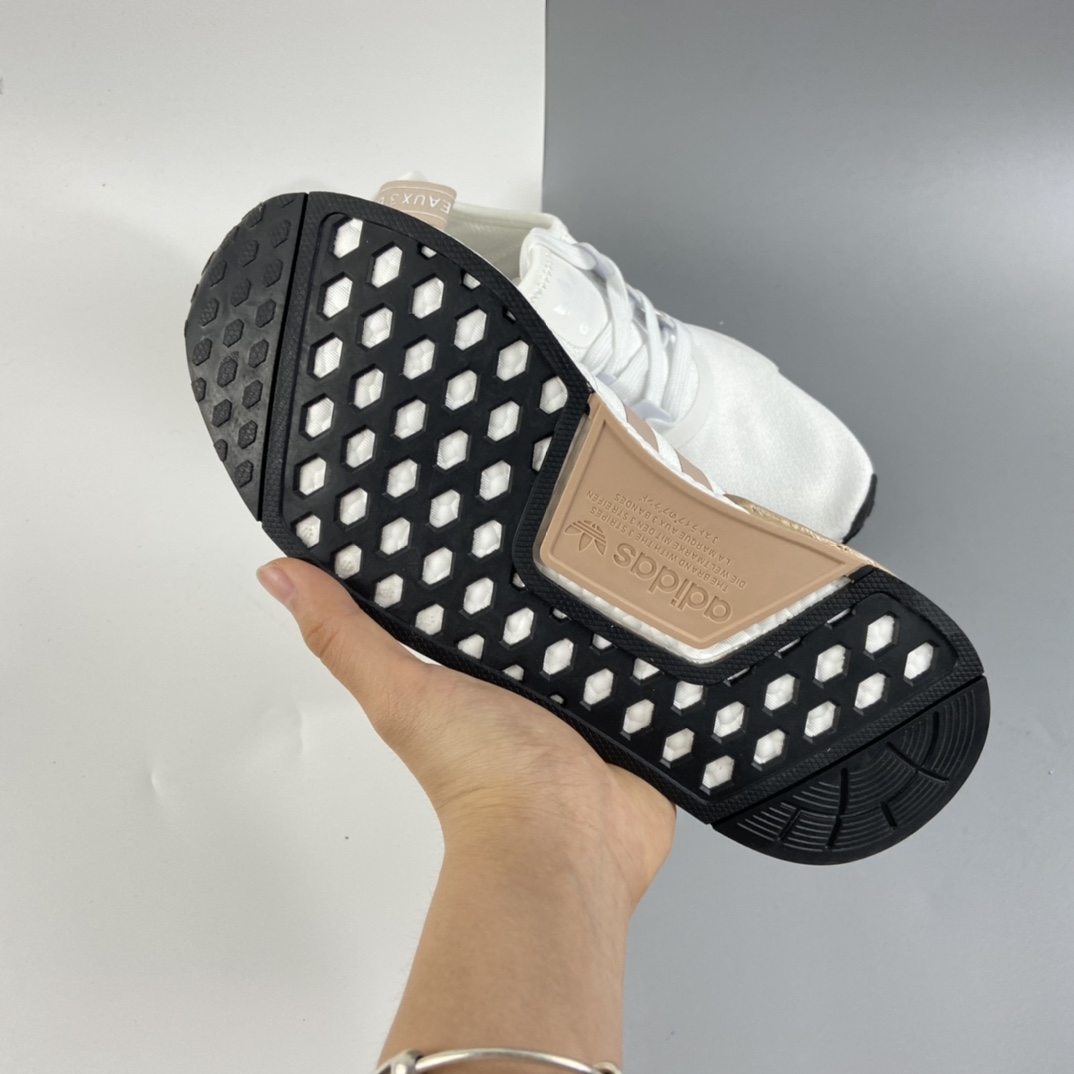 P200  Ad NMD Boost 阿迪达斯爆米花超弹中底 针织网面休闲跑鞋 FV2475