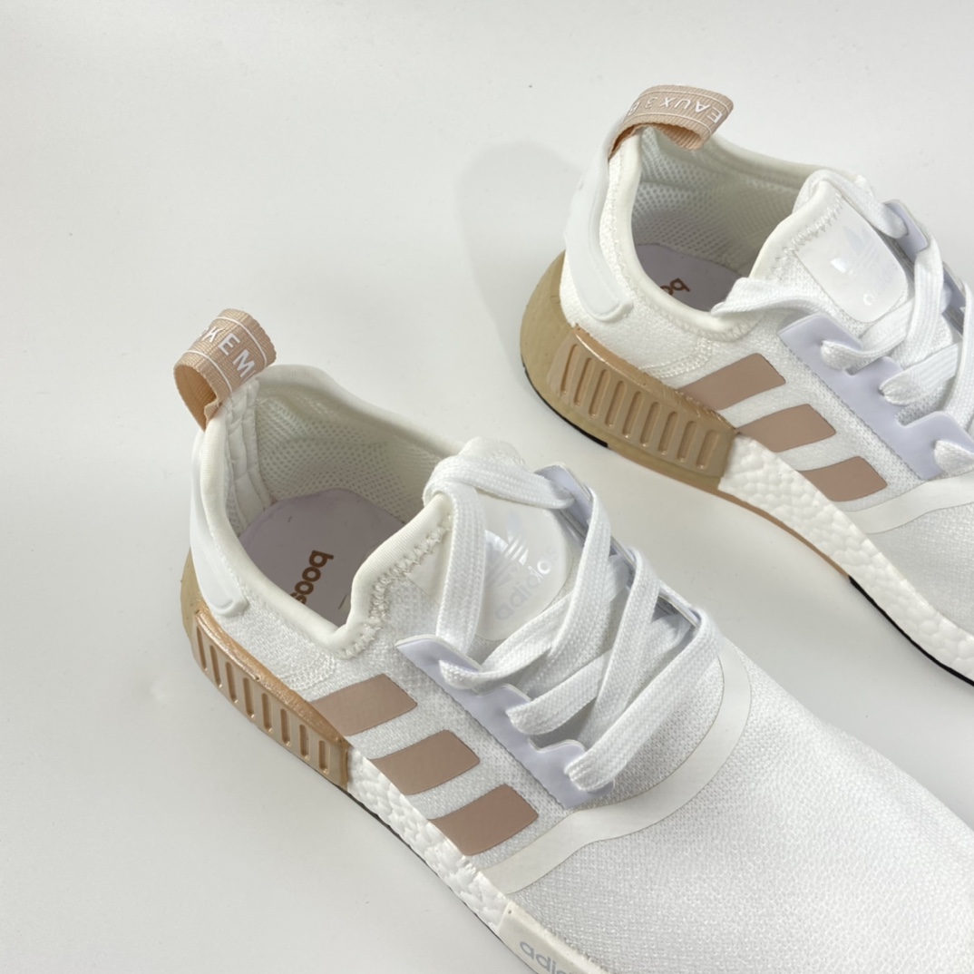 P200  Ad NMD Boost 阿迪达斯爆米花超弹中底 针织网面休闲跑鞋 FV2475