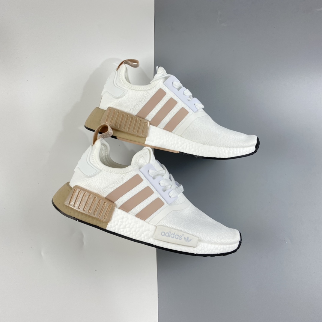 P200  Ad NMD Boost 阿迪达斯爆米花超弹中底 针织网面休闲跑鞋 FV2475