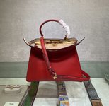 Fendi Peekaboo Bags Handbags Gold Pink Red