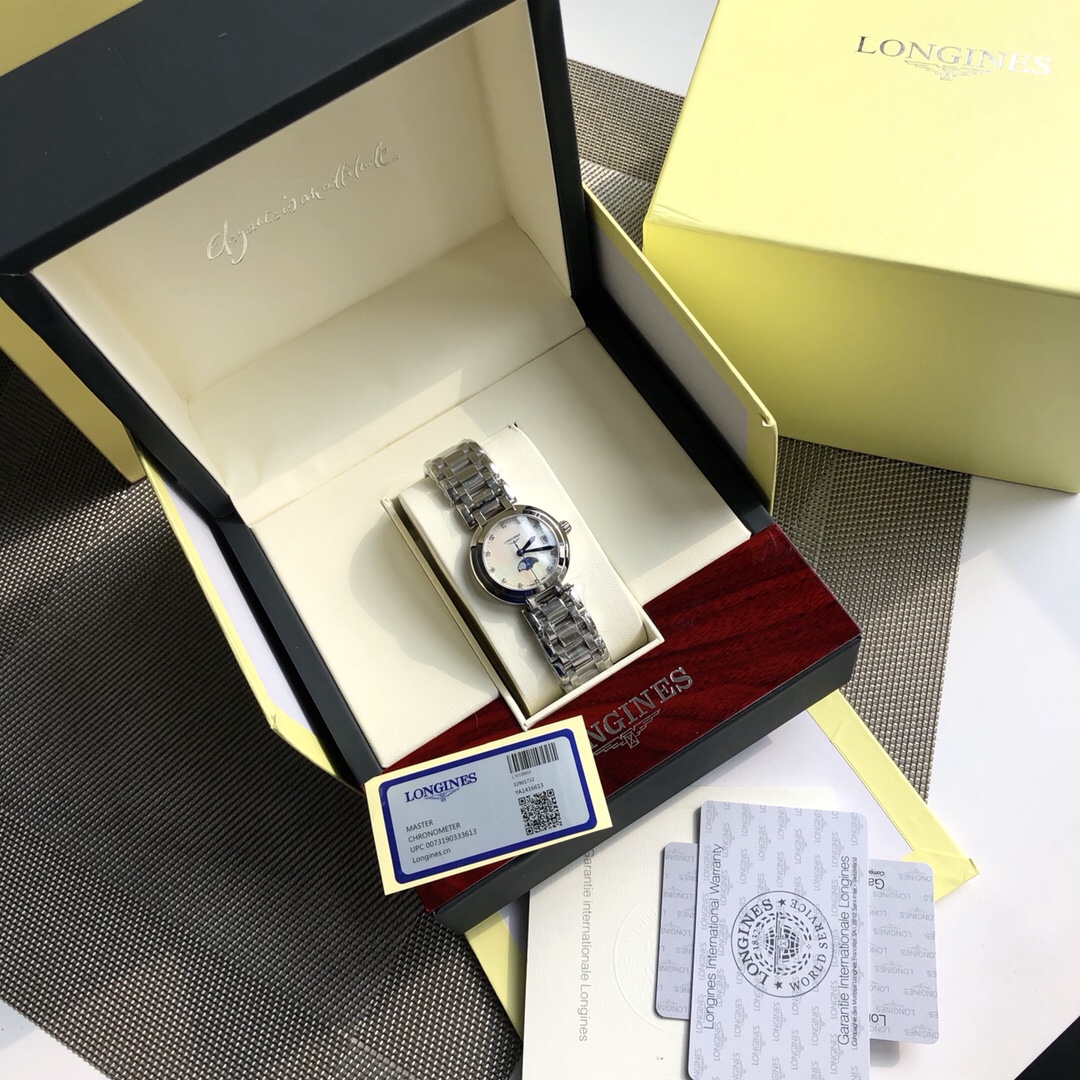¡Ama mil veces! ! ! Longines longine… 2019 nueva serie de relojes de piedra con fase lunar y corazón son relojes de cua…
