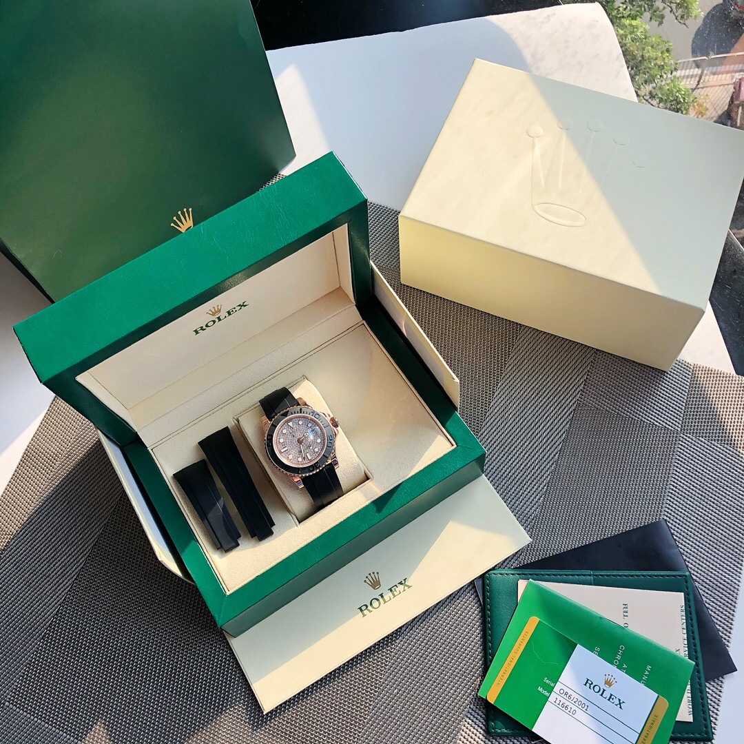 Cuando se trata de la serie Rolex Yacht-Master, el más popular debería ser el reloj de pulsera 116655-Oysterflex, común…