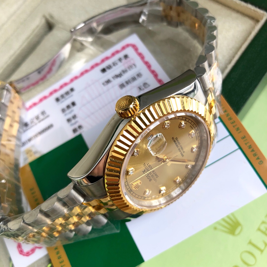 Rolex 重磅来袭 牛货 劳力士 情侣对表 男款采用瑞士ETA2836 女款采用瑞士ETA2671 机械机芯，动力储存48小时