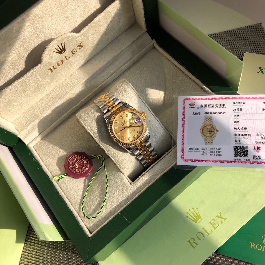 Rolex 重磅来袭 牛货 劳力士 情侣对表 男款采用瑞士ETA2836 女款采用瑞士ETA2671 机械机芯，动力储存48小时