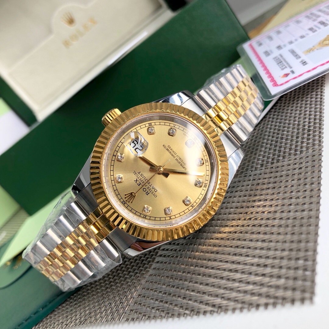 Rolex 重磅来袭 牛货 劳力士 情侣对表 男款采用瑞士ETA2836 女款采用瑞士ETA2671 机械机芯，动力储存48小时