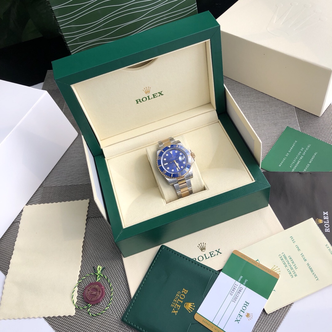 Les presento un reloj Rolex genial, Oyster Submariner Date, Submariner, la versión superior de la serie Rolex Datejust …