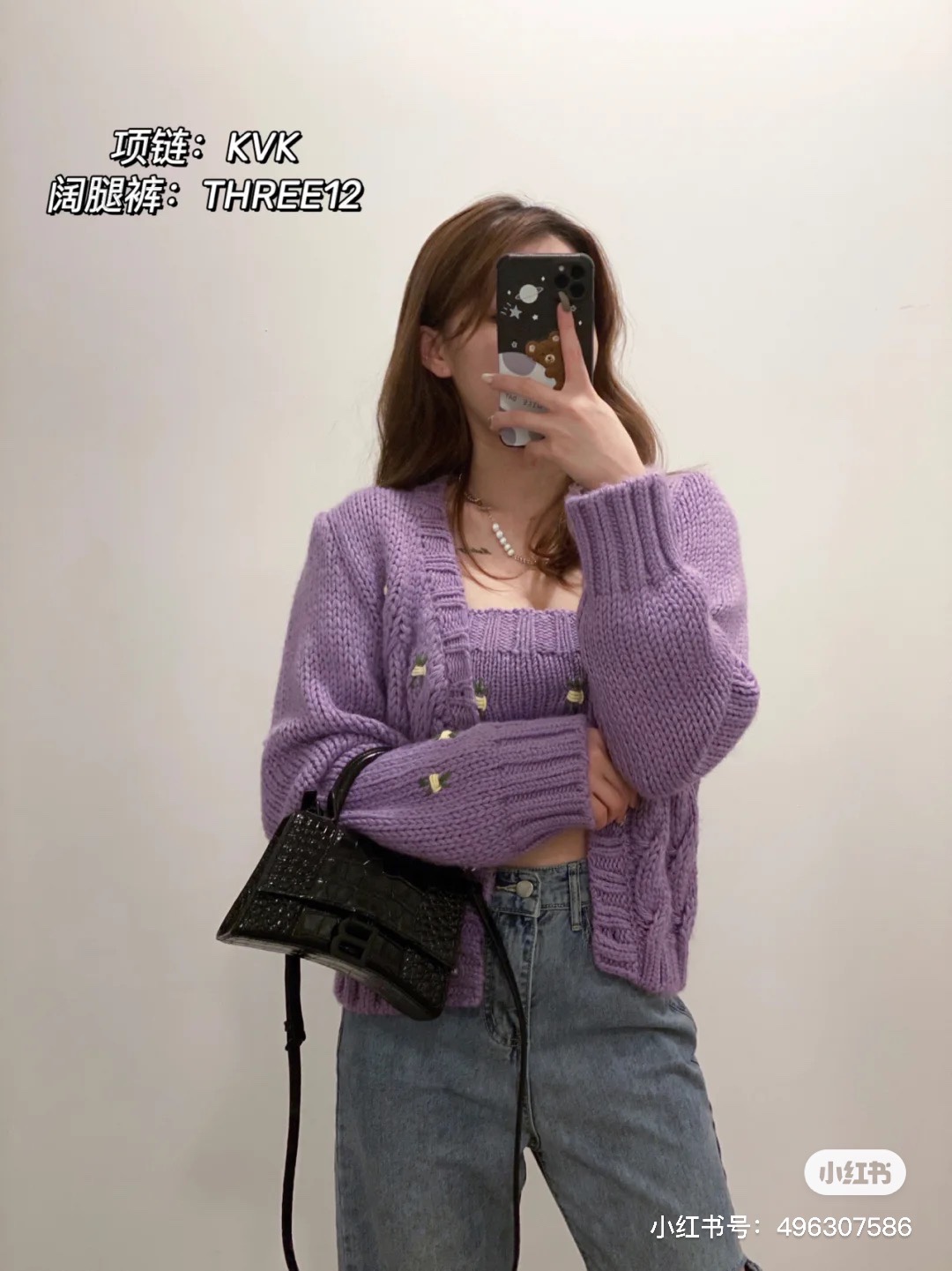 Balenciaga Hourglass XS 19CM BAG 鳄鱼纹沙漏包 592833黑色/黑扣