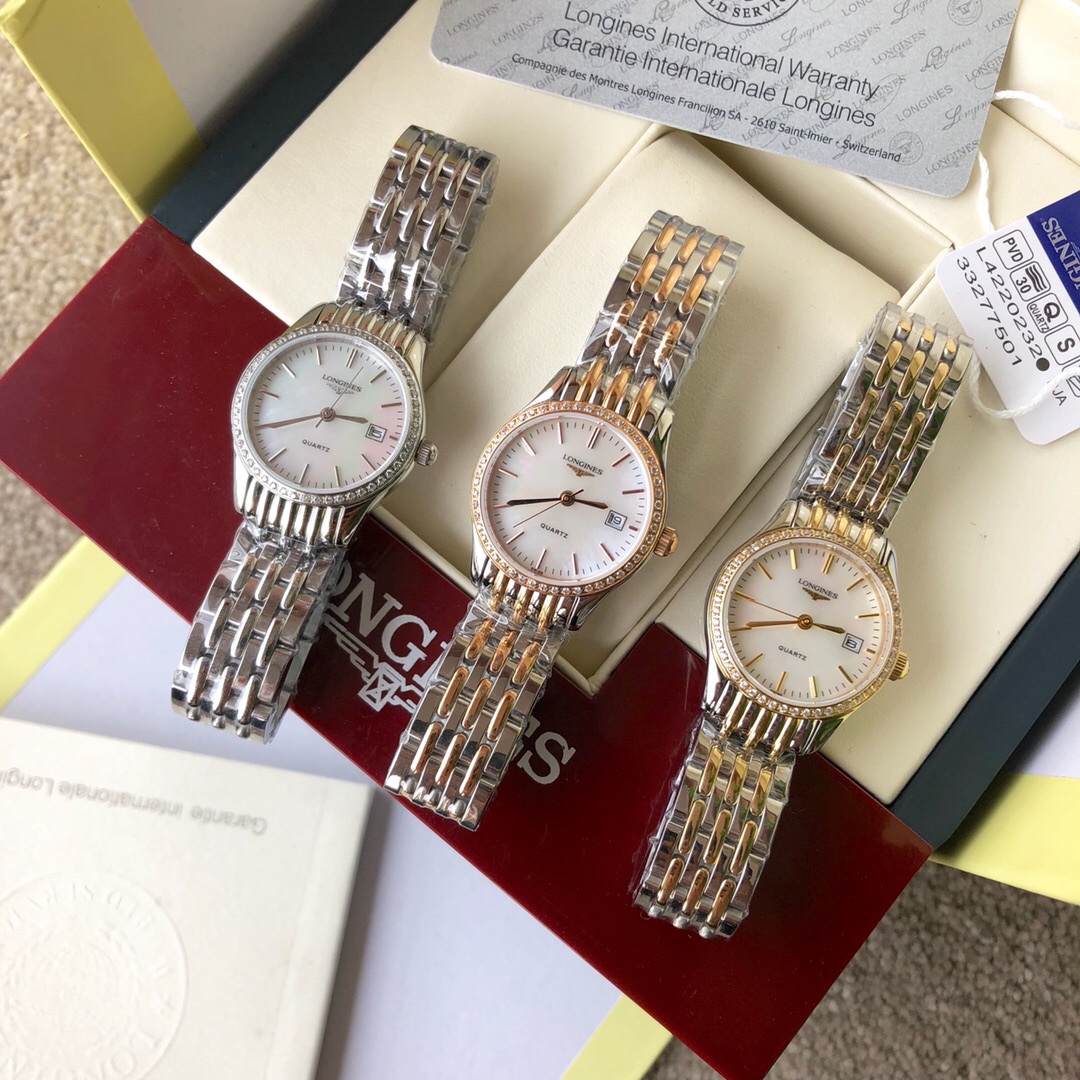 Longines 浪琴-Longines雅致系列 新款超薄手表 蓝宝石水晶玻璃 316L精钢材质 全壳套精细打磨