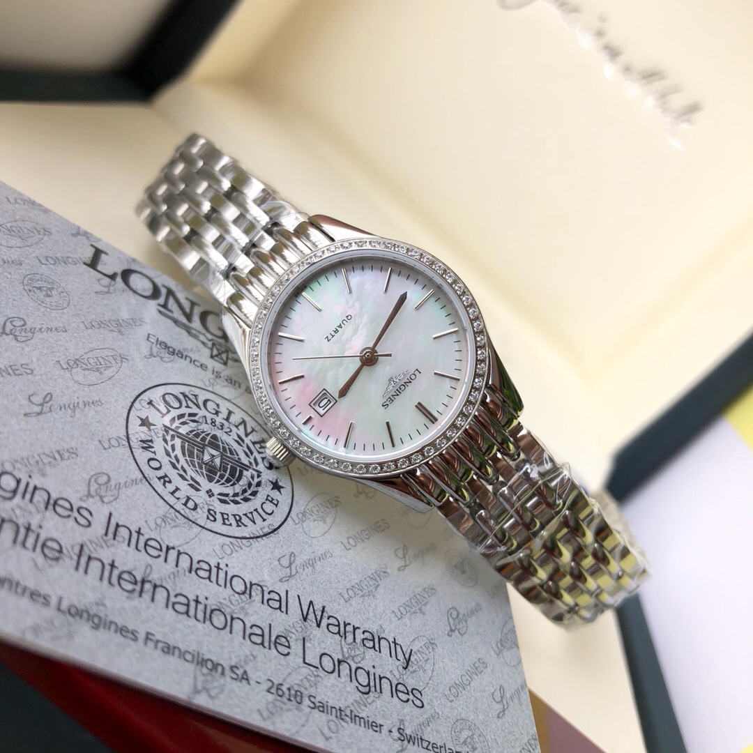Longines 浪琴-Longines雅致系列 新款超薄手表 蓝宝石水晶玻璃 316L精钢材质 全壳套精细打磨