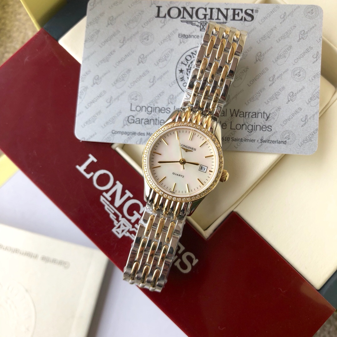Longines 浪琴-Longines雅致系列 新款超薄手表 蓝宝石水晶玻璃 316L精钢材质 全壳套精细打磨