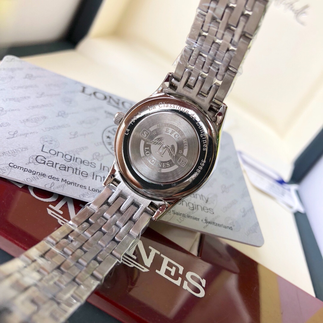 Longines 浪琴-Longines雅致系列 新款超薄手表 蓝宝石水晶玻璃 316L精钢材质 全壳套精细打磨