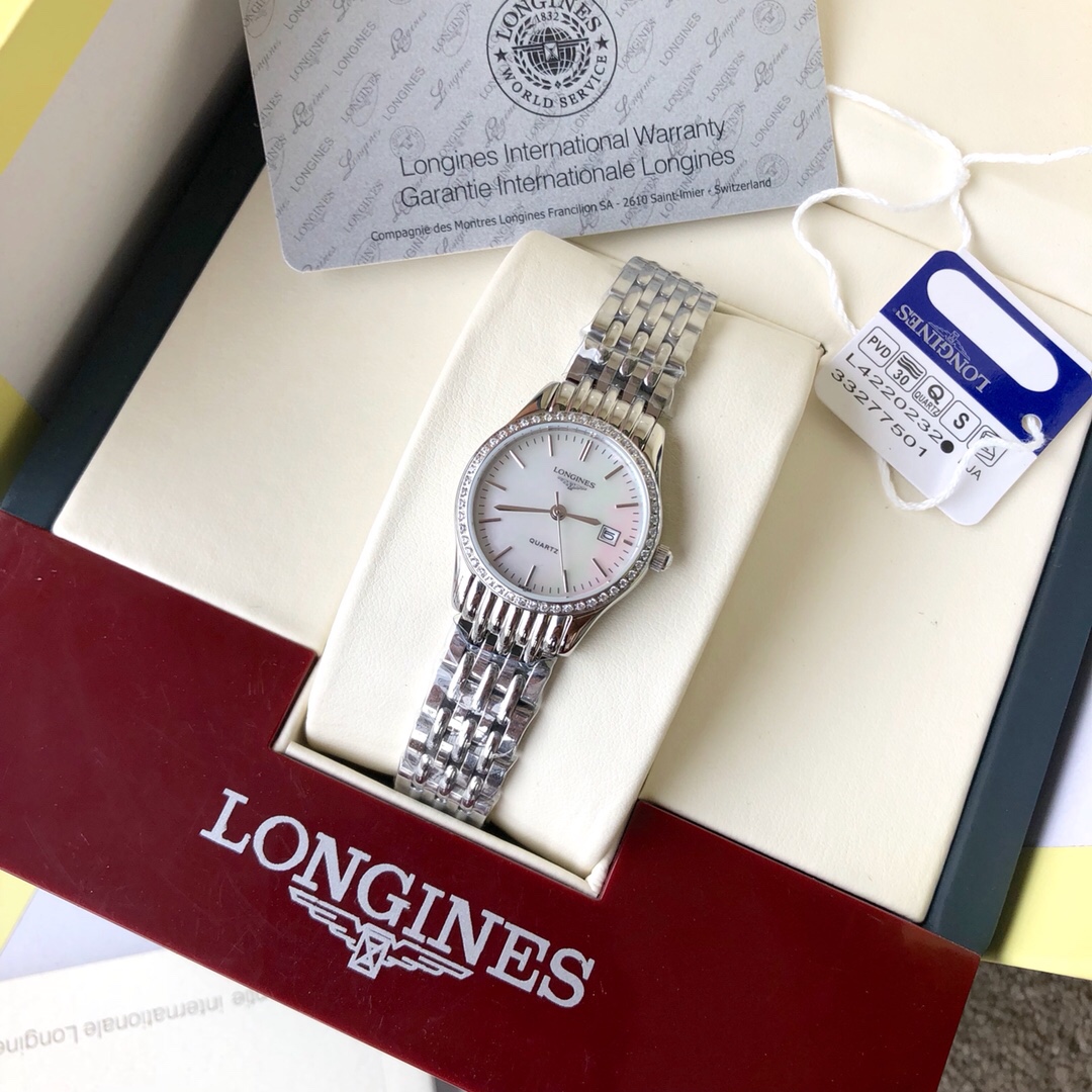 Longines 浪琴-Longines雅致系列 新款超薄手表 蓝宝石水晶玻璃 316L精钢材质 全壳套精细打磨