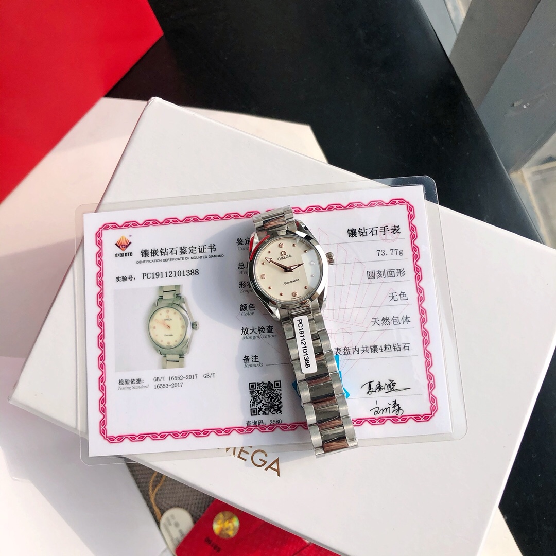 1200 artículos populares en el mostrador, ¡primer lanzamiento exclusivo! El reloj para mujer Omega Seamaster Aqua Terra…