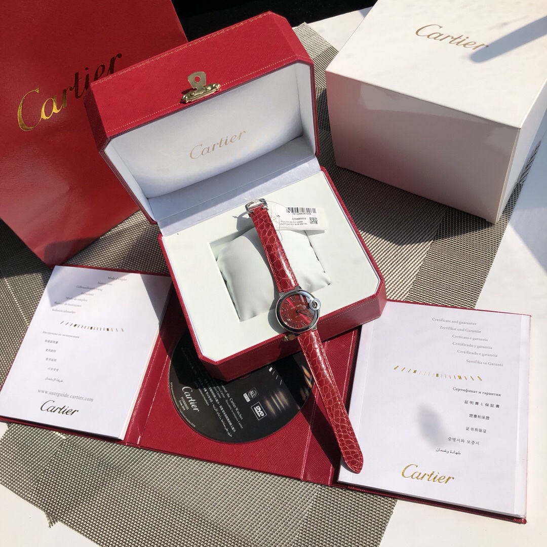 Ahora Cartier CARTIER globo azul, rojo chino, ¡nuevo estilo! Calidad de mostrador, productos de canal especial, tamaño …