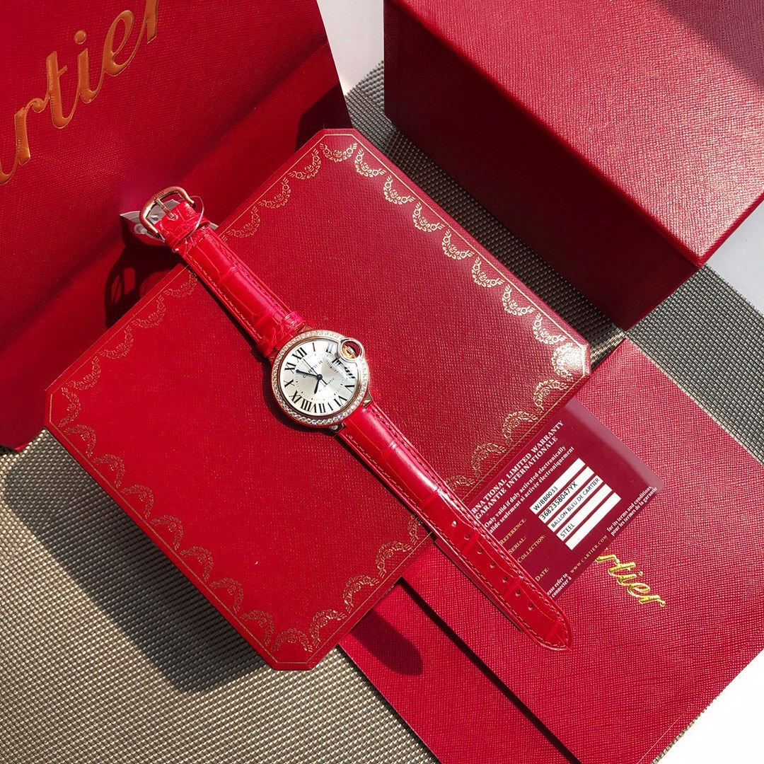 Cartier Globo azul CARTIER, ¡nuevo estilo! Calidad de mostrador, productos de canal especial, tamaño de esfera 33 mm, m…