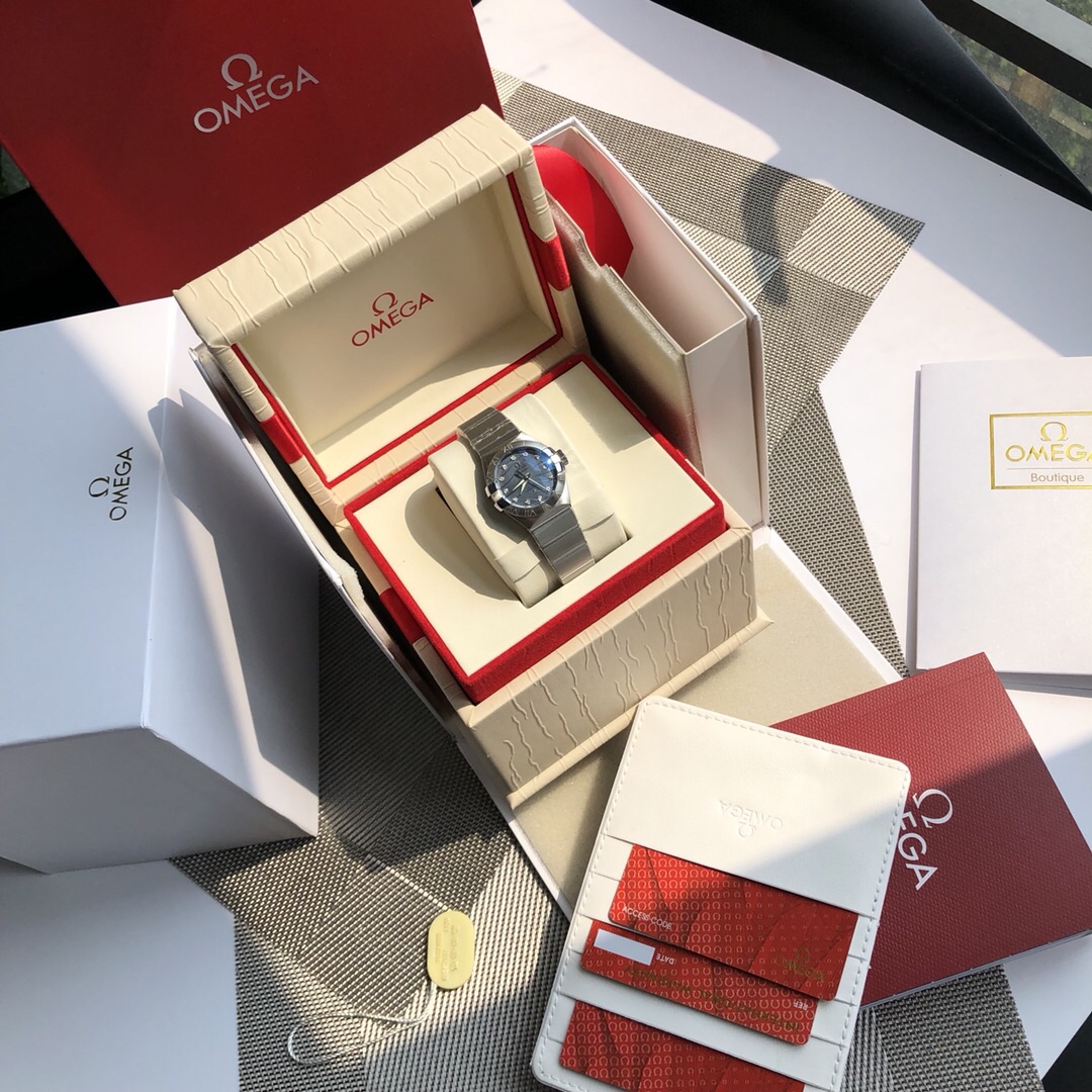 ¡Primer lanzamiento exclusivo! Serie Constelación Omega. ¡Reloj automático para mujer! El diámetro de la esfe…