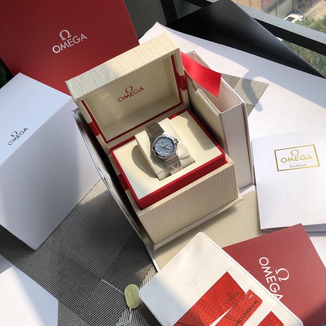 ¡Primer lanzamiento exclusivo! Serie Constelación Omega. ¡Reloj automático para mujer! El diámetro de la esfe…