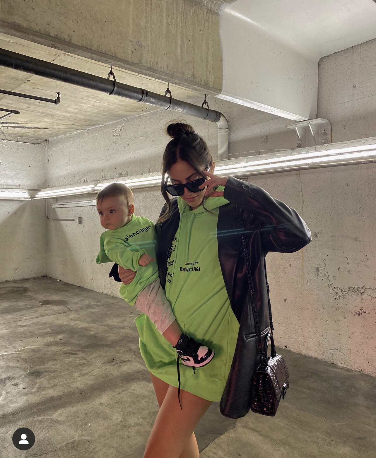 Balenciaga Hourglass XS 19CM BAG 鳄鱼纹沙漏包 592833黑色/黑扣