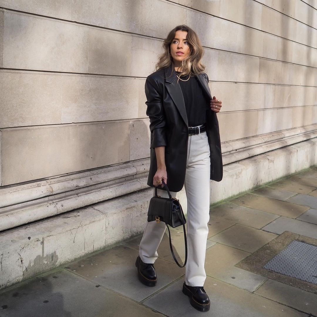 Balenciaga Hourglass S 23CM 平纹纹沙漏包 593546黑色/金扣