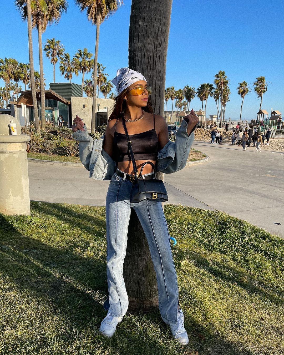 Balenciaga Hourglass S 23CM 平纹纹沙漏包 593546黑色/金扣