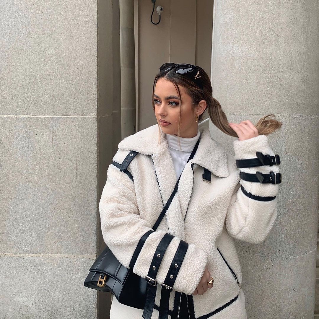 Balenciaga Hourglass S 23CM 平纹纹沙漏包 593546黑色/金扣