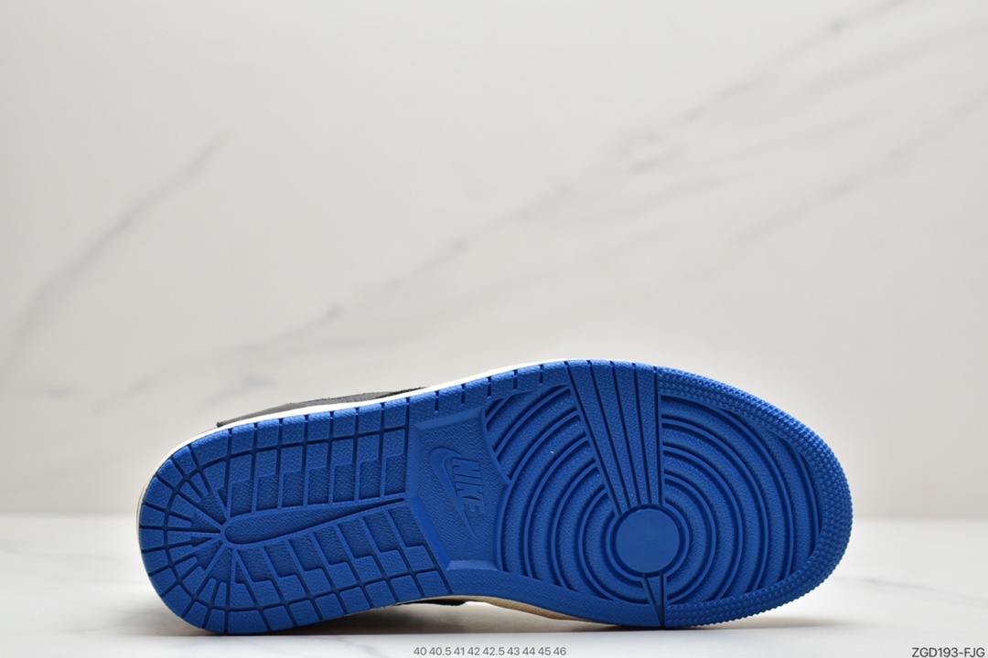 290  Travis Scott x Fragment x Air Jordan 1 High OG SP “Military Blue”闪电倒钩DH3227-105