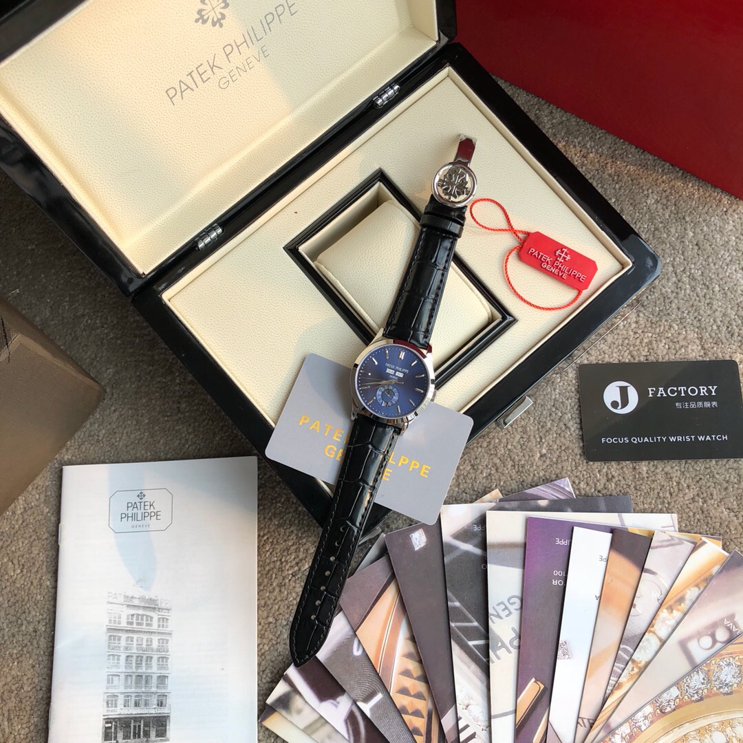 Último modelo de Patek Philippe en el mercado en 2018, cristal de zafiro, acero inoxidable 316L, movimiento mecánico 32…