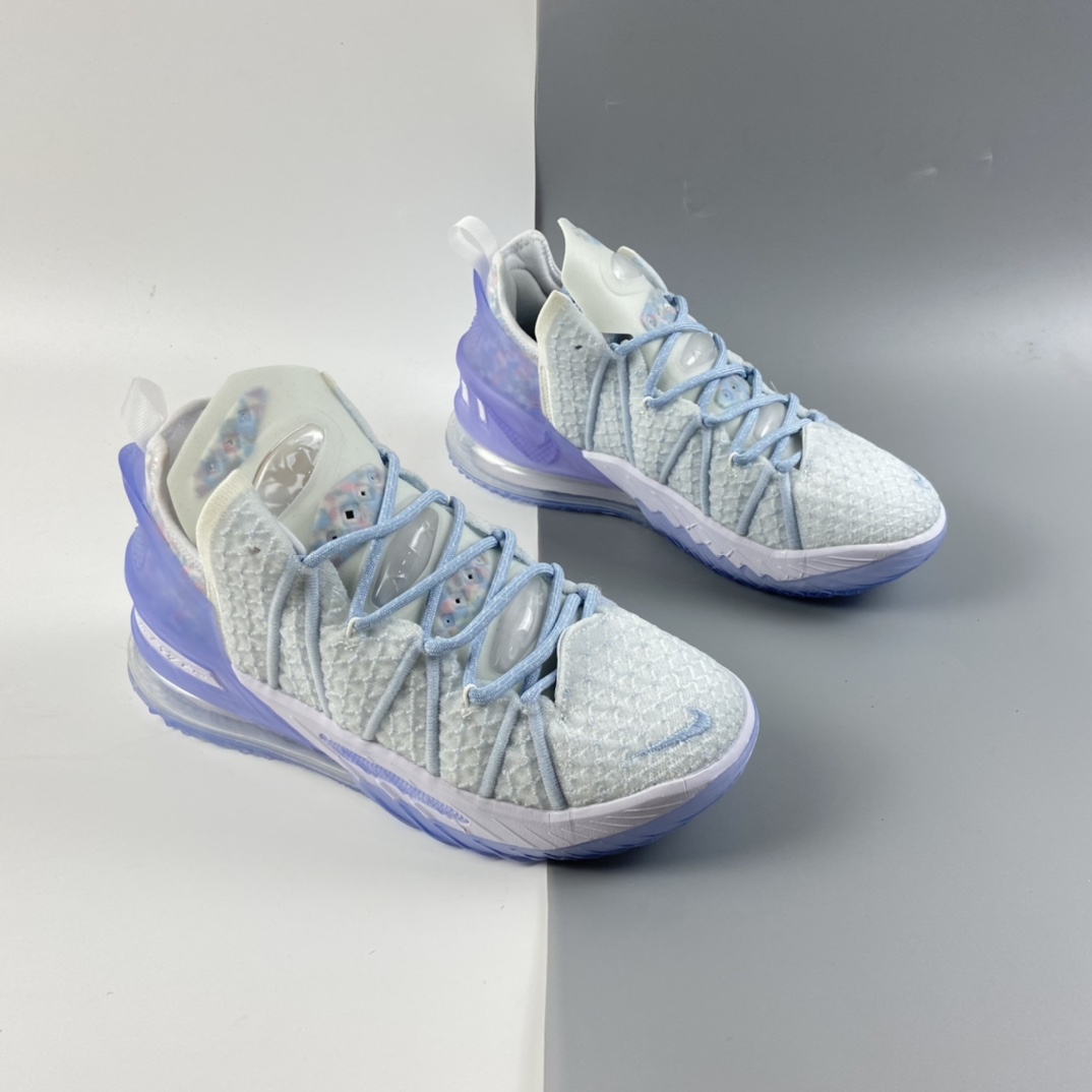 P280 Nike Lebron China XVIII EP”Empire Jade”勒布朗·詹姆斯18代签名战靴室内实战高帮运动飞织篮球鞋  CW3156-400