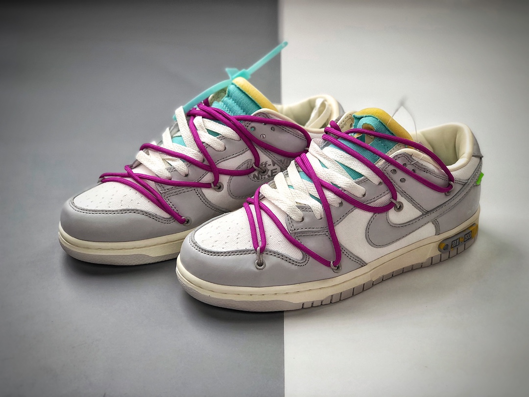 380  纯原版本 Nike 0ff-White x Nike DuNIKE Low“21 of 50”  OW  DM1602-100