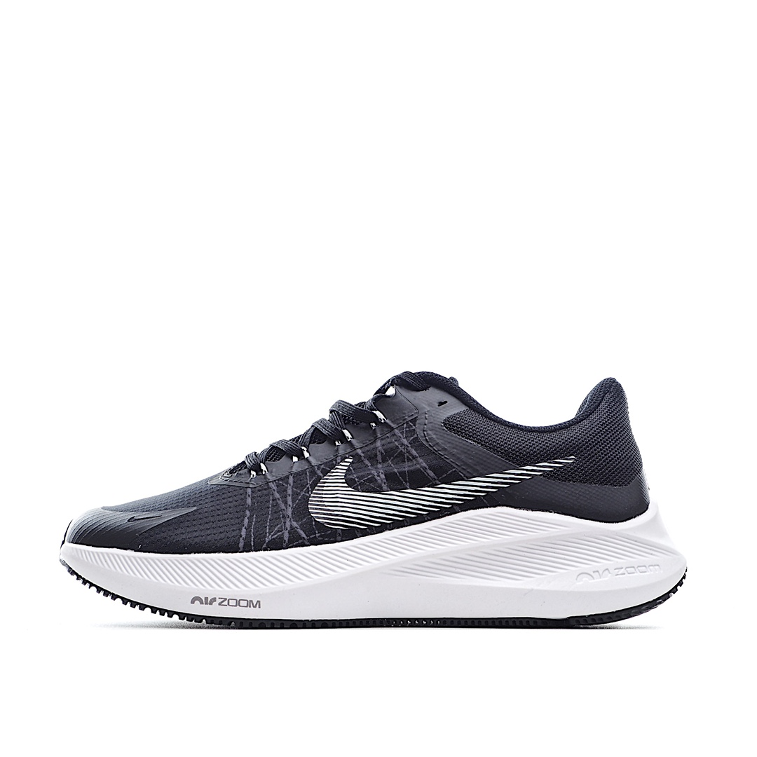G5 公司级 耐克/Nike Zoom WINFLO 8 登月/W8轻质透气休闲运动跑步鞋。内置（Air-Zoom的设计，升级中底为Cushlon ST，材质上更显得轻盈透气，耐磨性提高同时也使运动鞋在穿着的时候灵活度也得以提升。