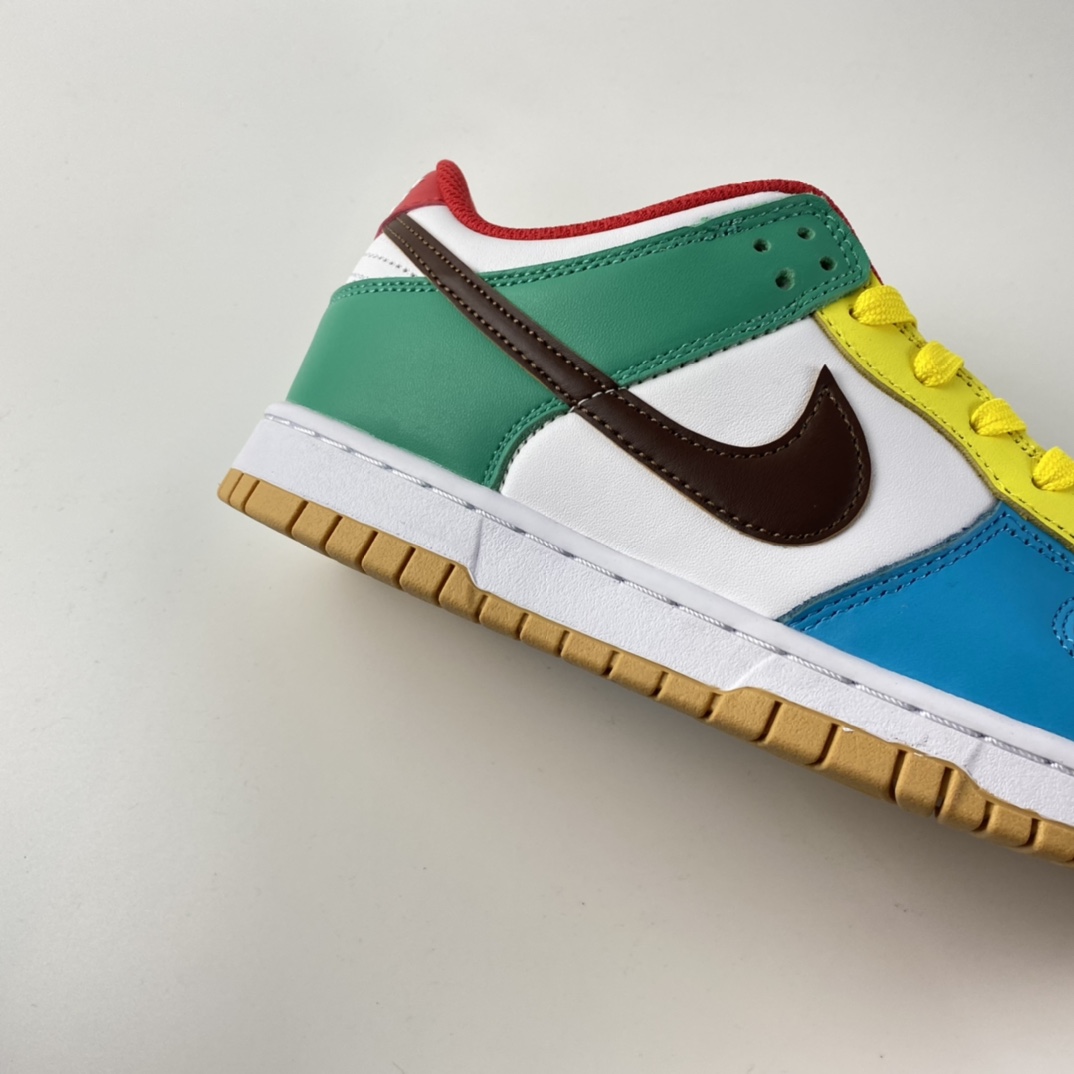 P280 Nike Dunk Low ”Free 99” 「white」多彩鸳鸯扣篮系列低帮休闲运动滑板鞋 DH0952-100