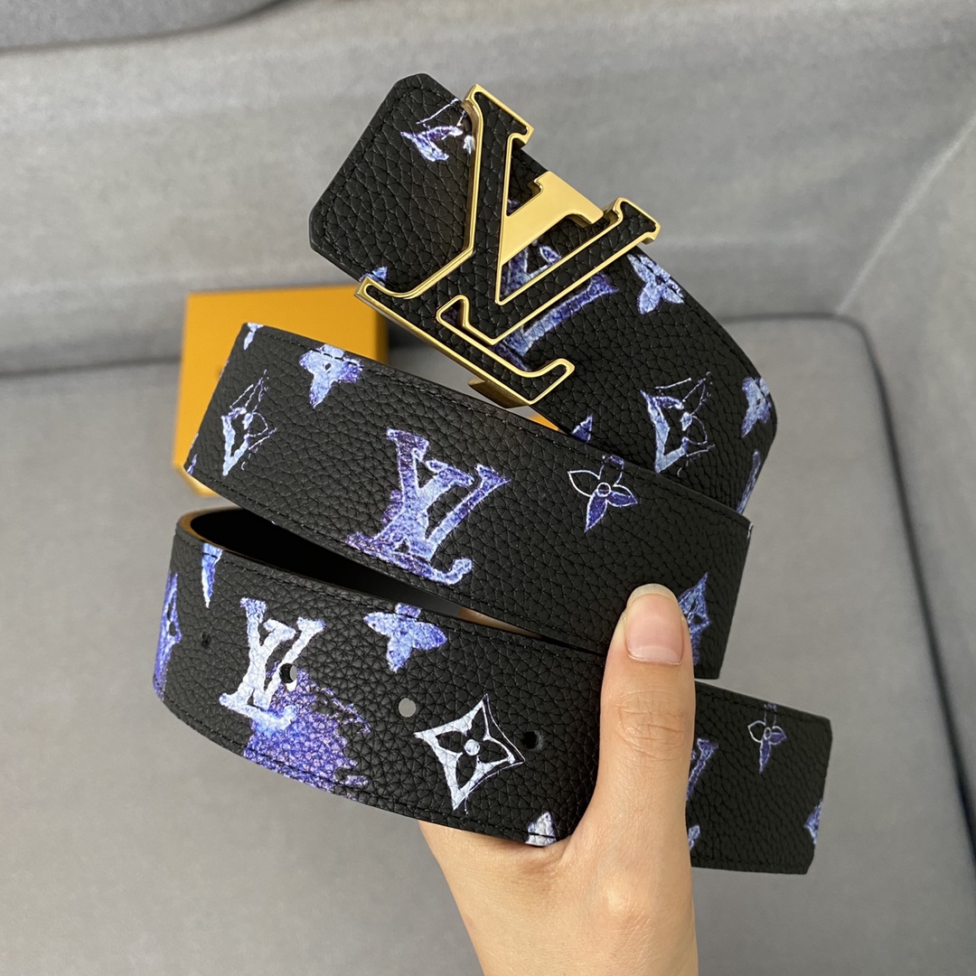 Louis Vuitton Belts Calfskin Cowhide