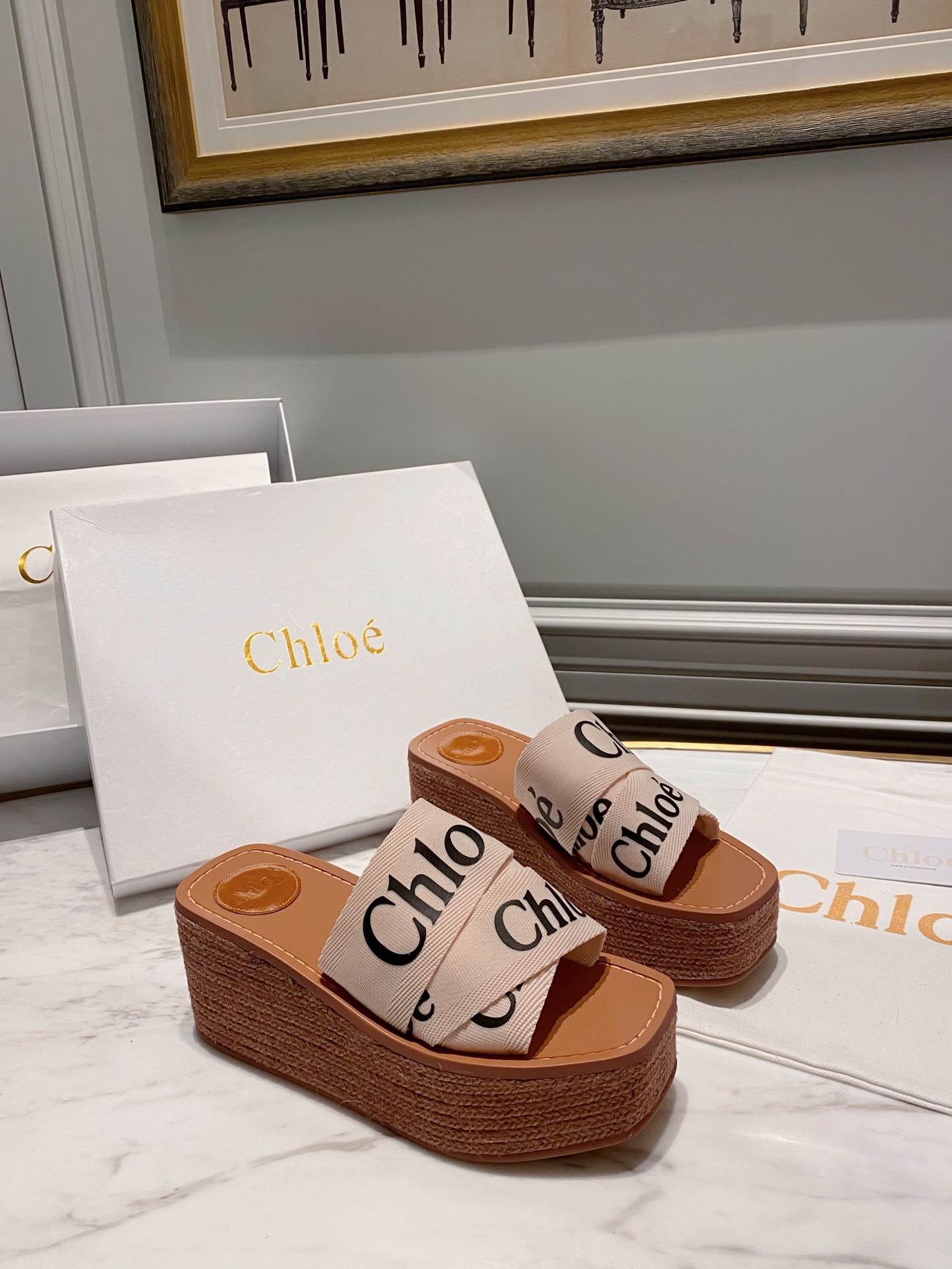Chloé Woven Wedge Sandals - Stylish Comfort for Every Day 5 i1621248682 1828 3