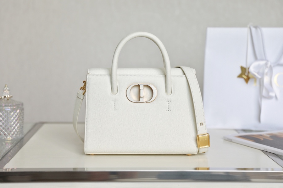 Dior Bags Handbags Apricot Color Gold White Vintage Cowhide Fall/Winter Collection