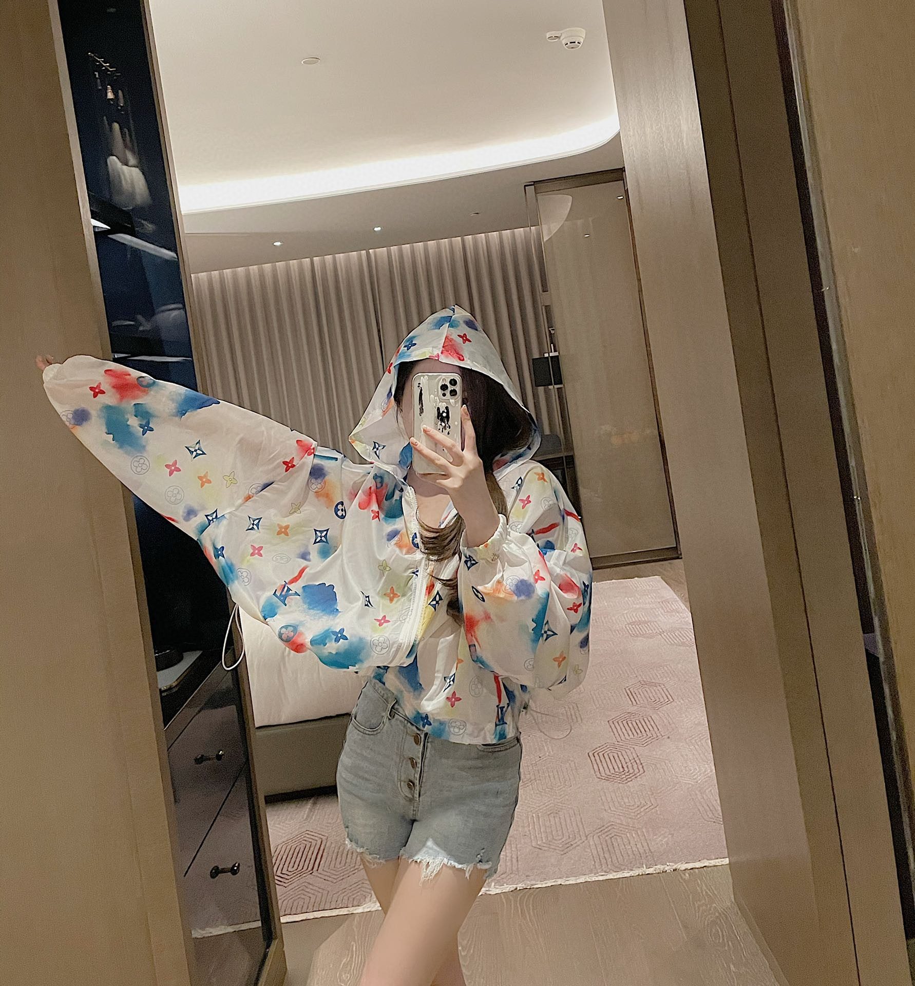 LV晕染防晒外套图色均码驴家防晒系列