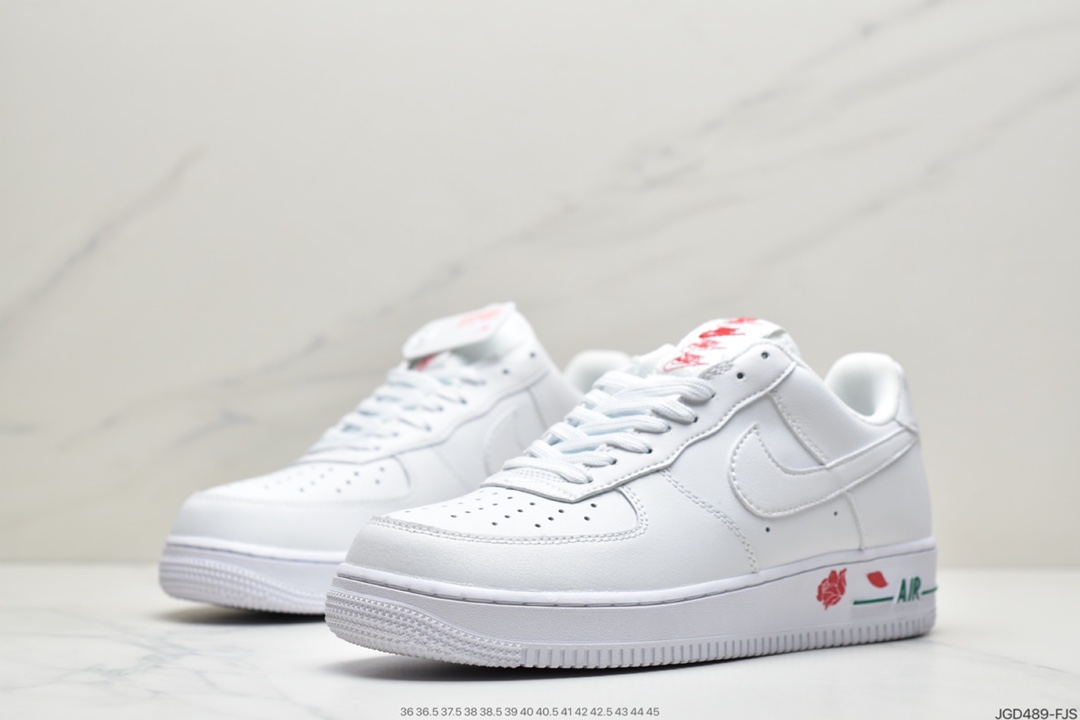 180 耐克Nike Air Force 1 Low 空军一号低帮 红玫瑰  CU6312-100