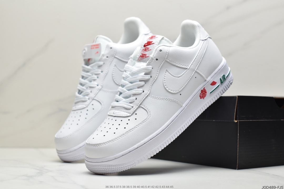 180 耐克Nike Air Force 1 Low 空军一号低帮 红玫瑰  CU6312-100