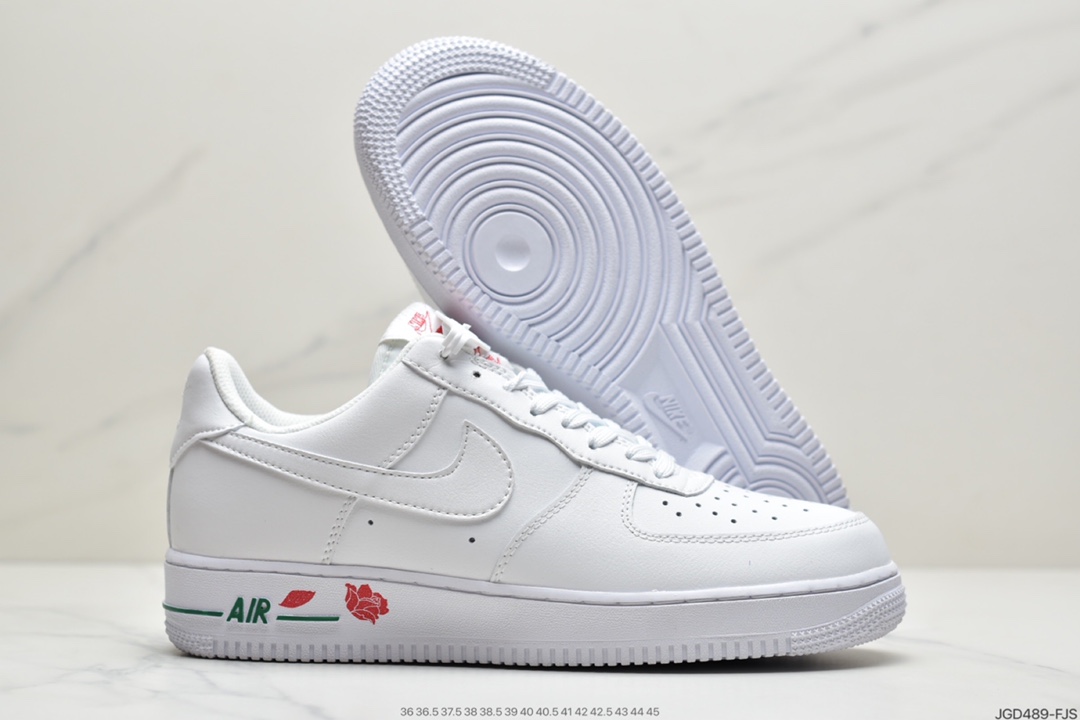 180 耐克Nike Air Force 1 Low 空军一号低帮 红玫瑰  CU6312-100