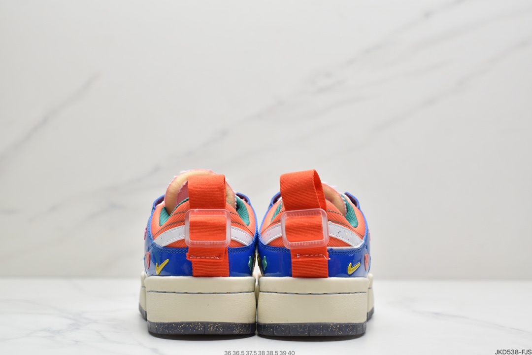 160 耐克 DUNIKE 解构 白蓝黑色 低帮  Nike DuNIKE Low Disrupt 解构风格 DJ5063-414