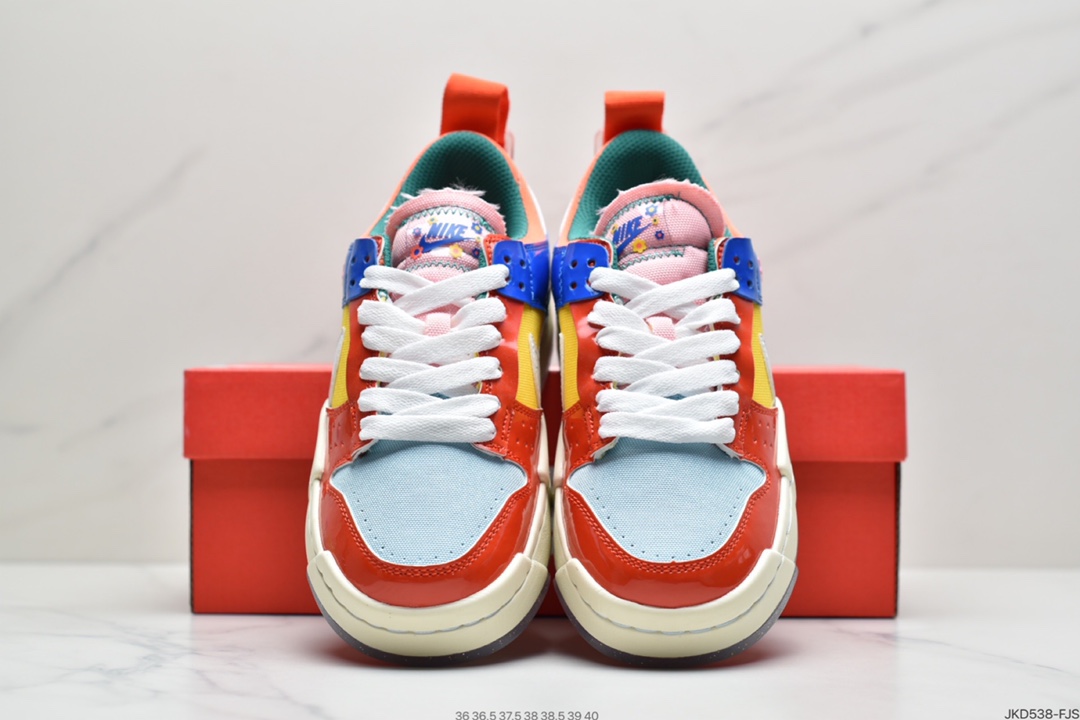160 耐克 DUNIKE 解构 白蓝黑色 低帮  Nike DuNIKE Low Disrupt 解构风格 DJ5063-414