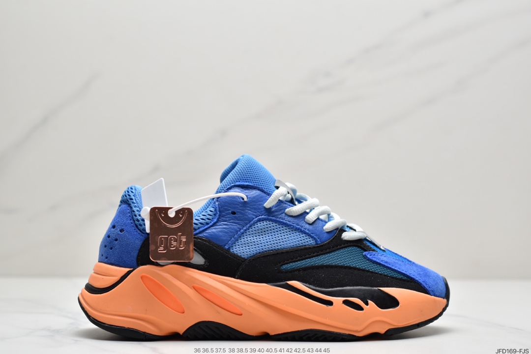170  阿迪达斯Yeezy boost 700 “Bright Blue” 蓝橙色 GZ0541
