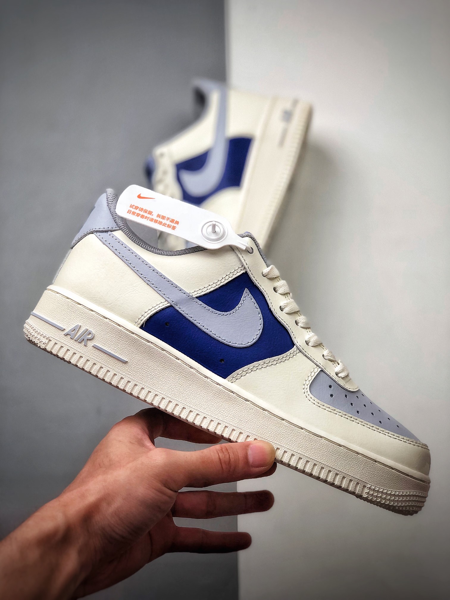200 Air Force 1 Low ’07 奶白蓝原楦头原纸板 AQ3778-988